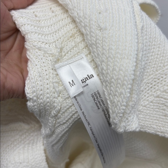 Cult Gaia Floreanna Cream Knit Dress - Picture 7 of 7